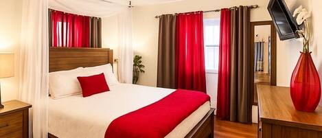 3 slaapkamers, een bureau, een strijkplank/strijkijzer, gratis wifi