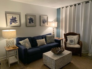TV, DVD player - Beachside 2 bedroom 2 bathroom with Beach Views, Unit B27, fresh updates! (Gulf Shores)