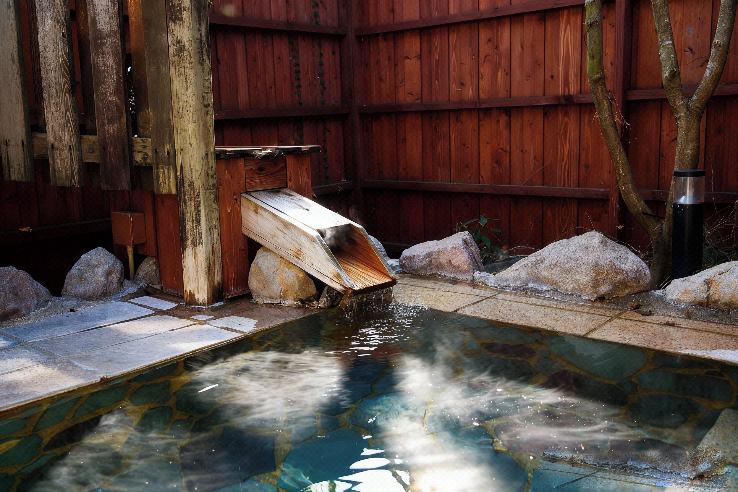 Independent guest-cottage with open-air hot spring bath Ruby(302), Non-Smoking | Individually furnished, desk, free WiFi