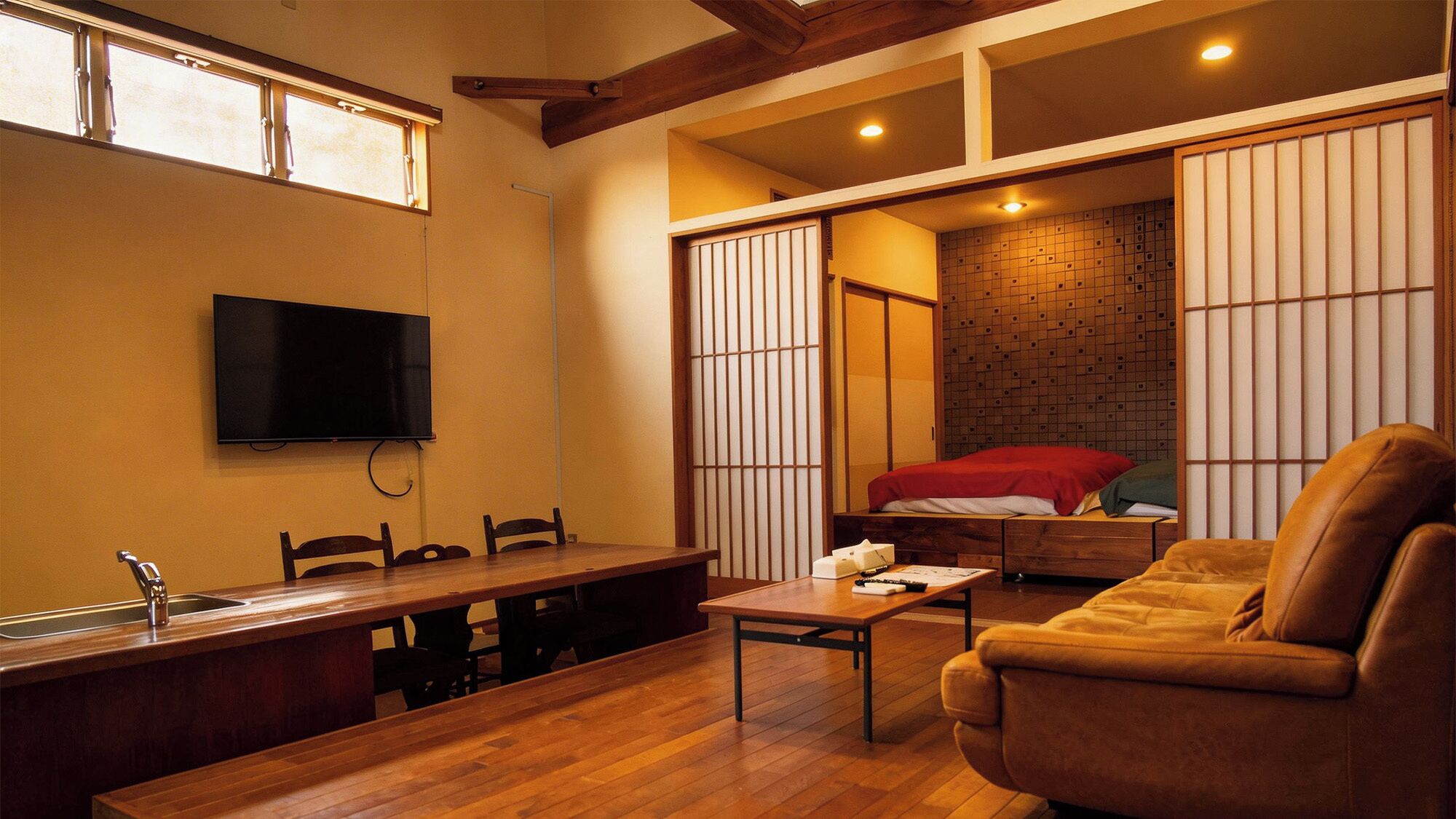 Independent guest-cottage with hot spring bath Shinjyu (No Bed)(202), Non-Smoking
