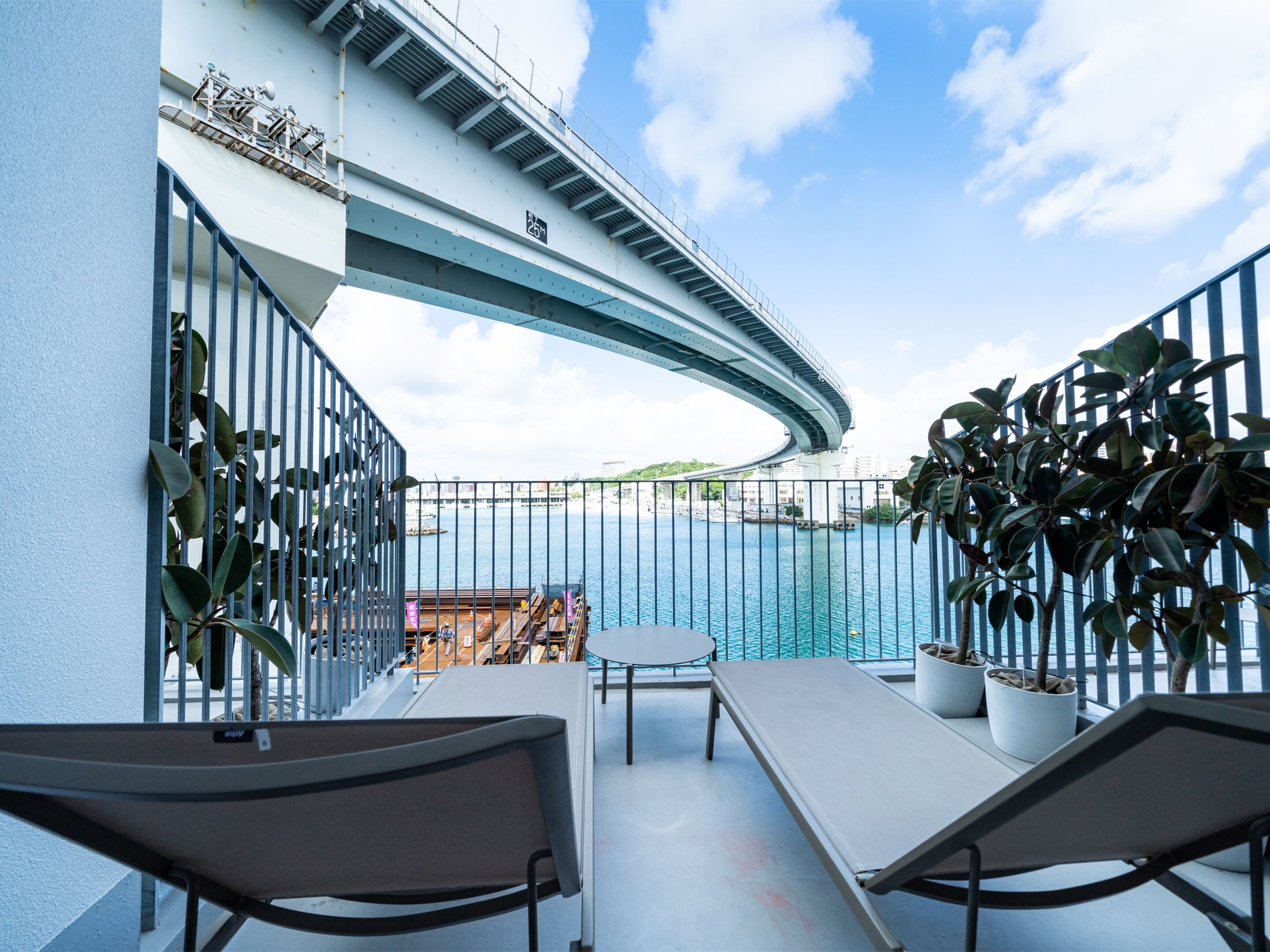 harbor terrace twin room, non smoking | terrace/patio