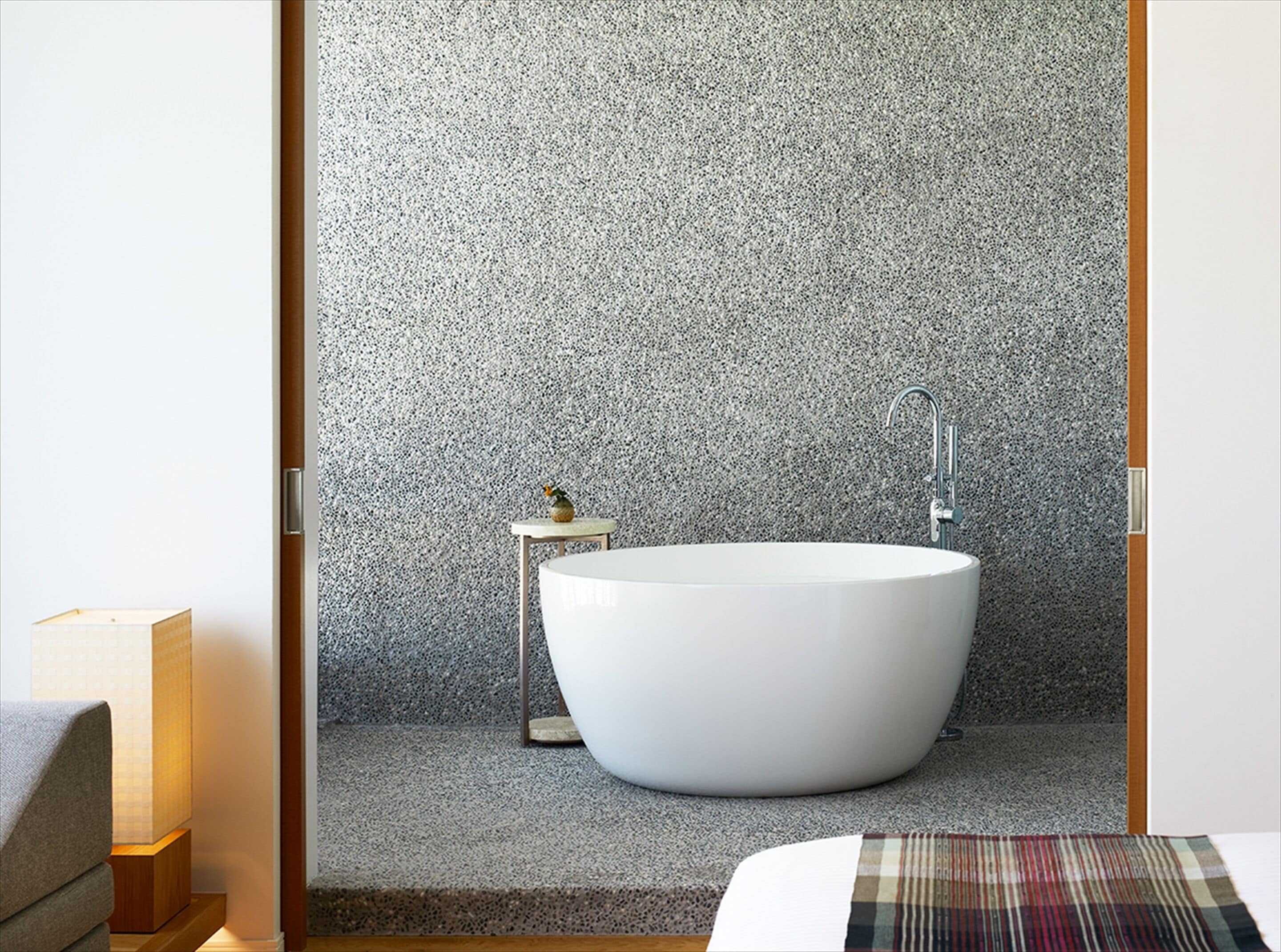 executive suite (14th floor, with 2 sofa beds) | bathroom | hair dryer, slippers, bidet, towels