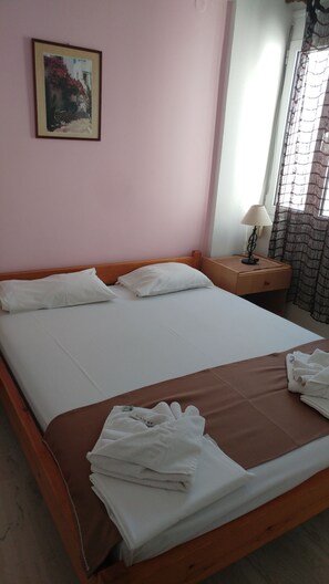 1 غرفة نوم وواي فاي وملاءات أسرّة