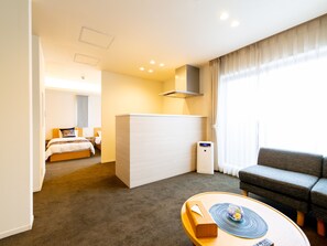 豪華客房, 非吸煙房 (D) | 客廳 | 平面電視