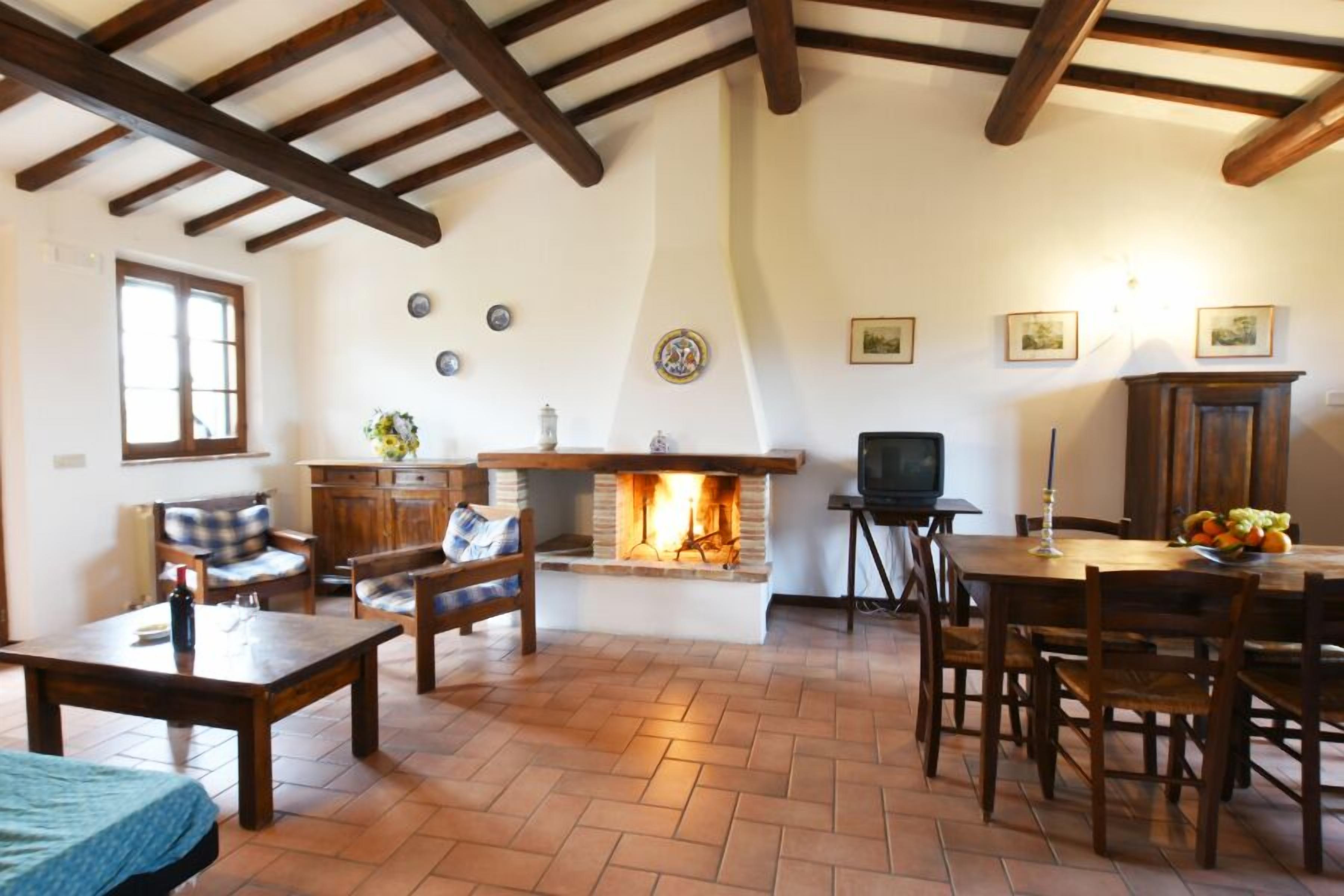 Apartment, 2 Bedrooms (Azzurro) | Living room | Flat-screen TV, table tennis