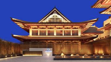 Front of property – evening/night