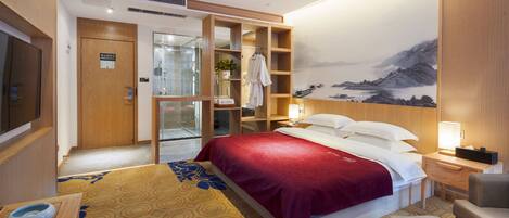 Classic Double Room, Non Smoking (Mainland China Citizens Only) | Desk, blackout drapes, free WiFi, bed sheets