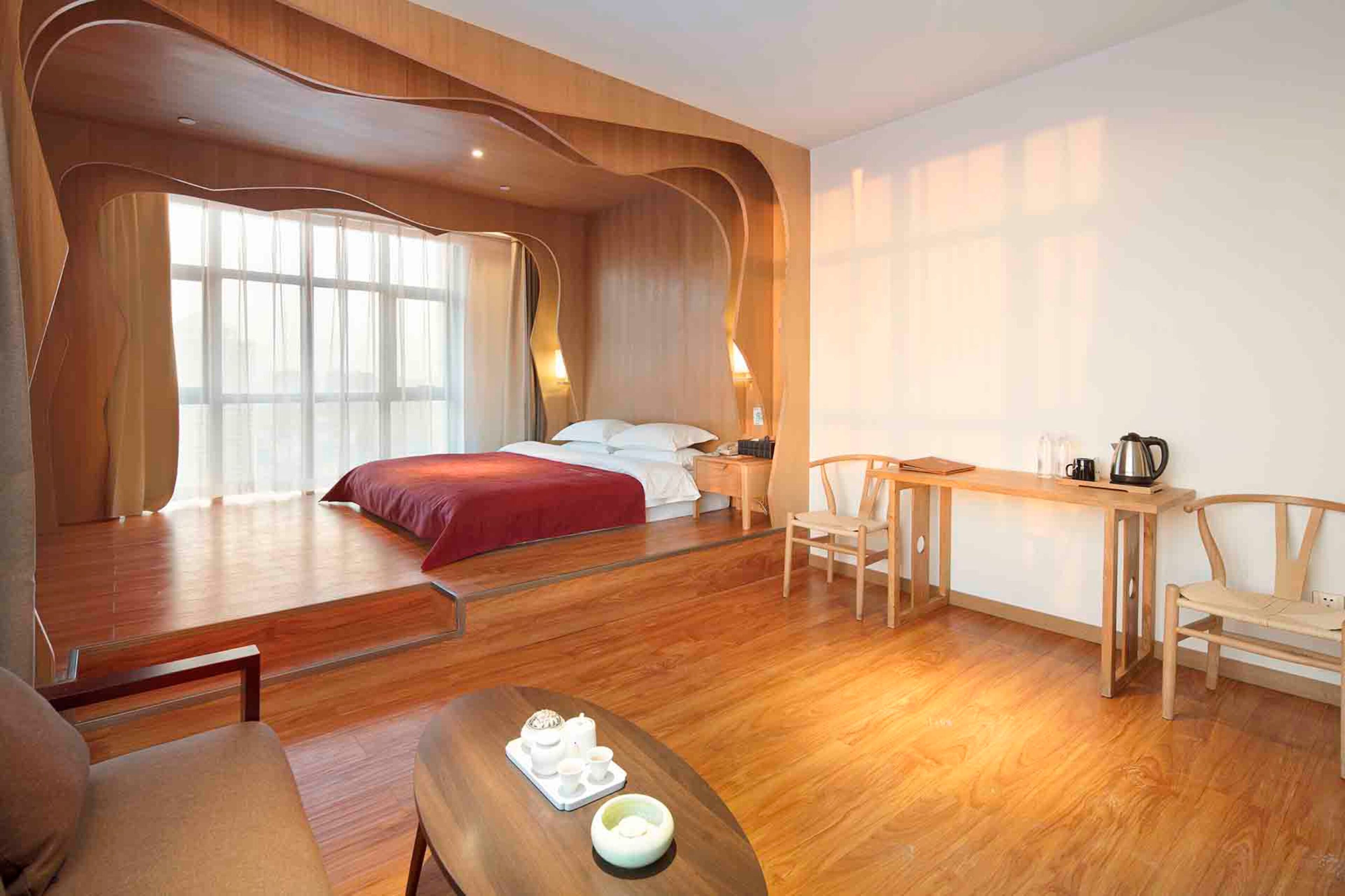 Superior Double Room, Non Smoking (Mainland China Citizens Only) | Desk, blackout curtains, free WiFi, bed sheets