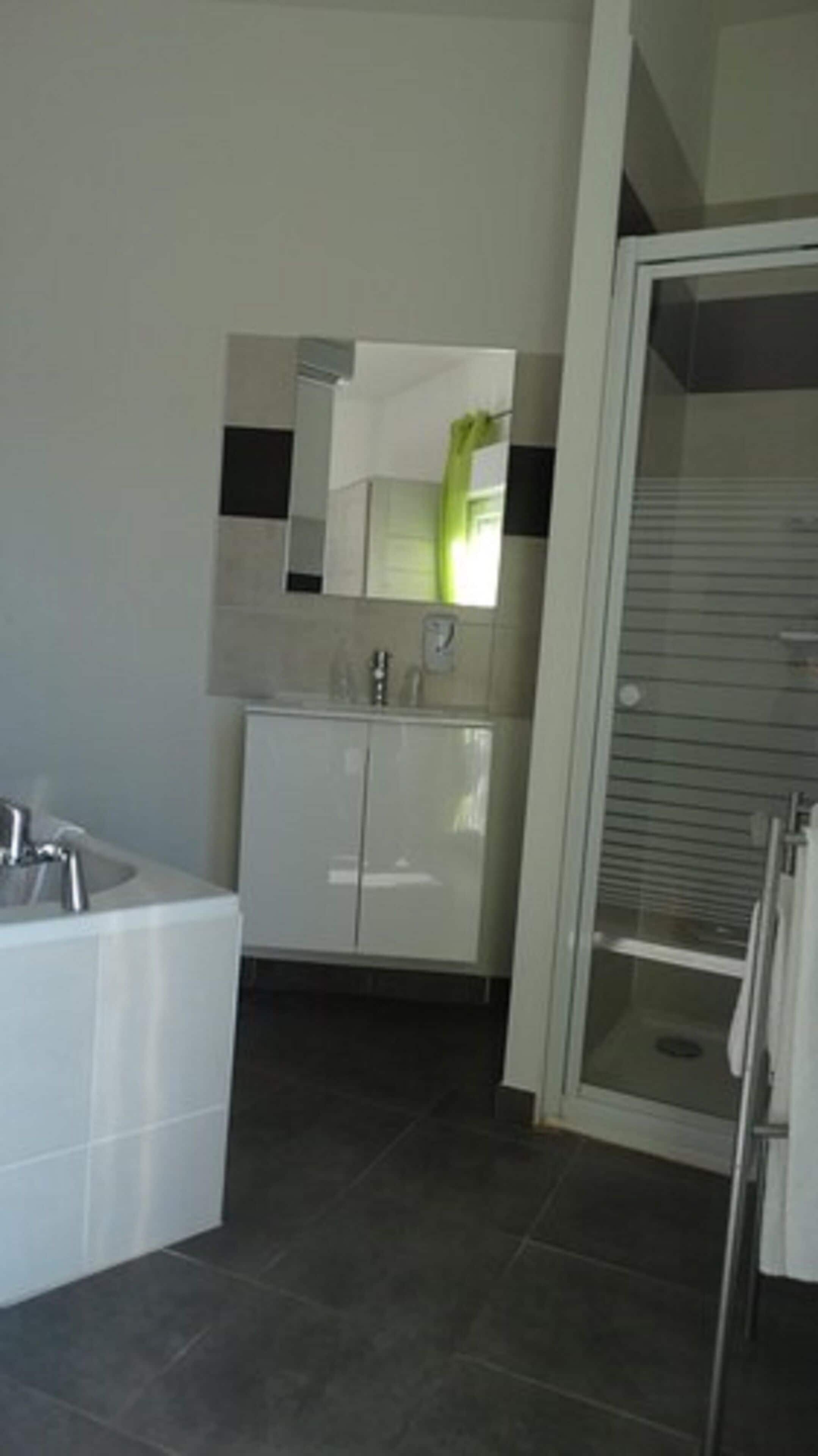 double room, terrace, harbour view | bathroom | towels, toilet paper