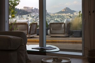 Cobertura luxo (Acropolis View) | Vista para a cidade
