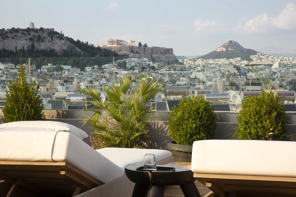Penthouse Deluxe (Acropolis View) | Utsikt från rummet