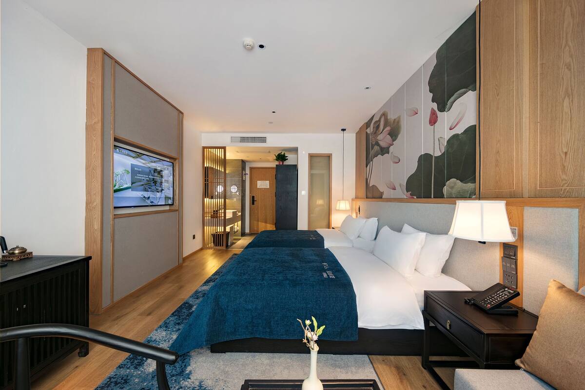 Camera Classic con 2 letti singoli, non fumatori | Una scrivania, tende oscuranti, Wi-Fi gratuito, lenzuola