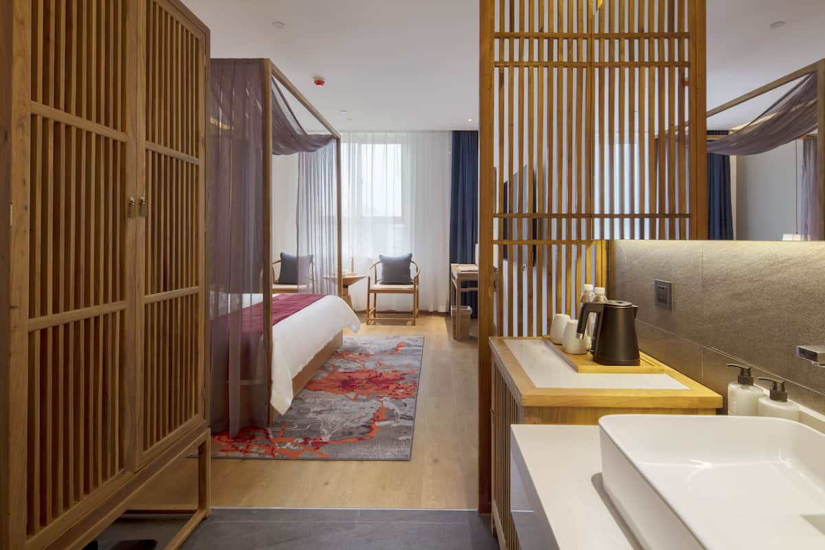 Comfort-Doppelzimmer | 1 Schlafzimmer, Schreibtisch, Verdunkelungsvorhänge, kostenloses WLAN