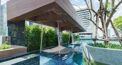 Luxus Studio Condo @ Heart von Bangkok-24 Stunden Check-in
