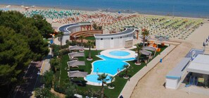 หาดส่วนตัว, เก้าอี้อาบแดด, ร่มชายหาด