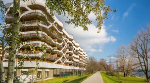 Deluxe-Apartment, 2 Schlafzimmer, Flussblick (Stachowskiego 4 st.) | Ausblick vom Zimmer