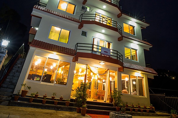Front of property - evening/night