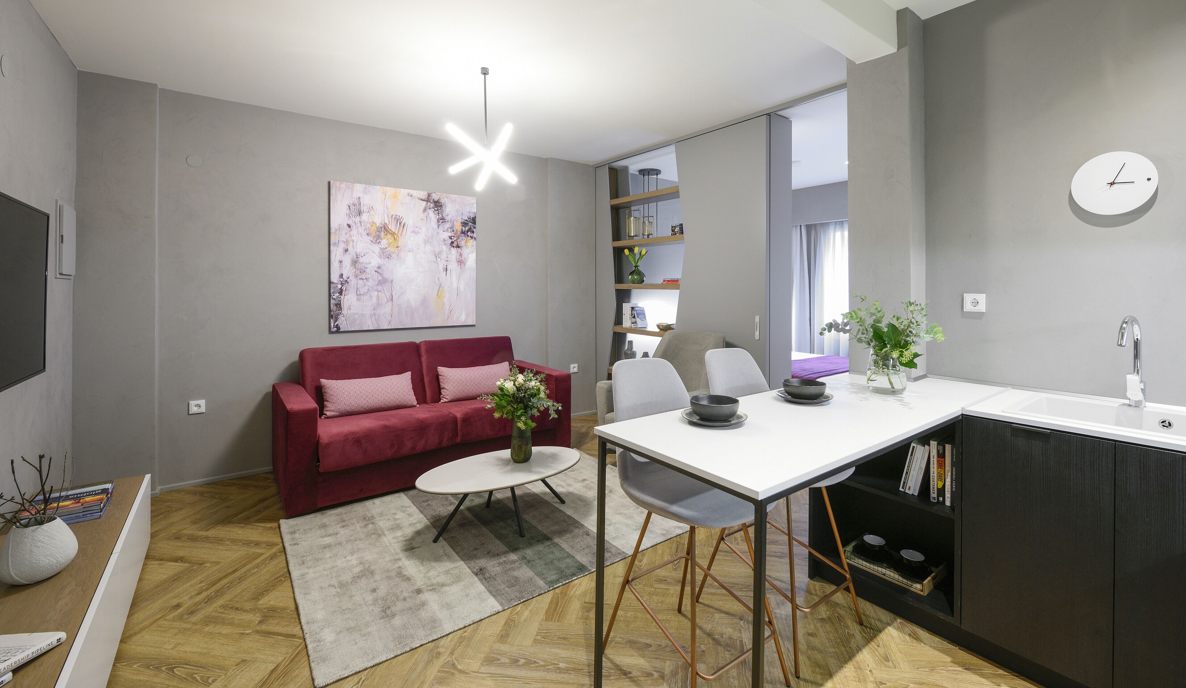 Apartment (Eudaimonia Suite) | Living area | Smart TV