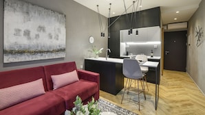 Leilighet (Euphoria Suite) | Oppholdsrom | Smart-TV