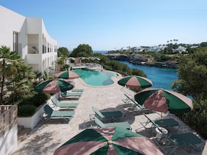 Blick von der Unterkunft