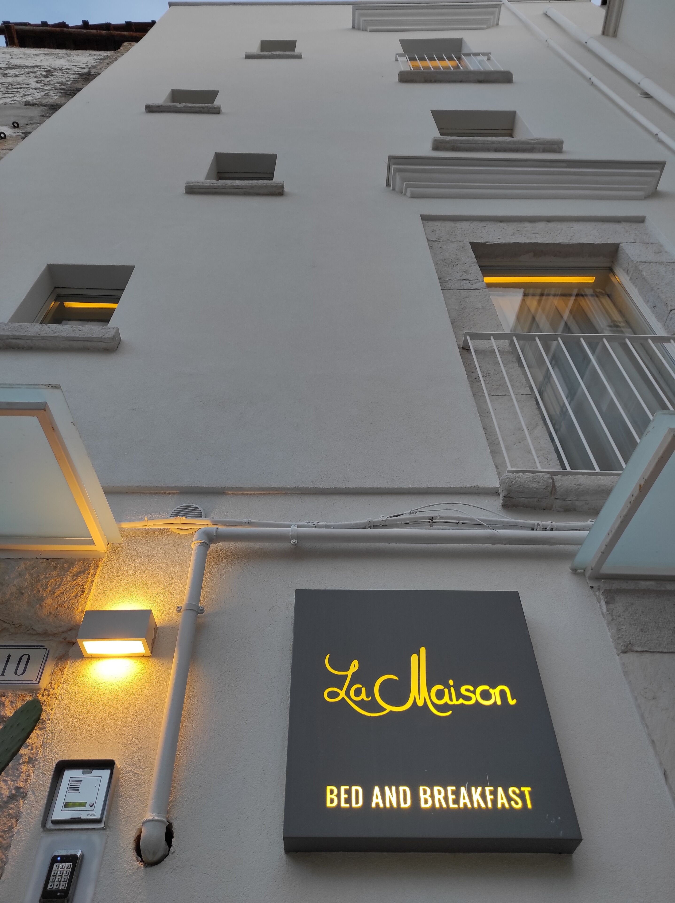 Fassade der Unterkunft