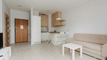 Business Apartment, Balcony | Living area