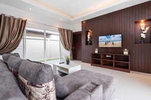 Villa, 2 Bedrooms | Living area - Charming Private Pool Villa (Rawai)