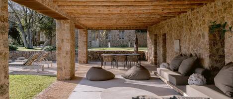 Villa, 3 slaapkamers, privézwembad (Sa Finqueta) | 1 slaapkamer, luxe beddengoed, donsdekens