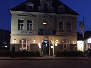 Front of property – evening/night