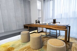 Sala de estar en el lobby