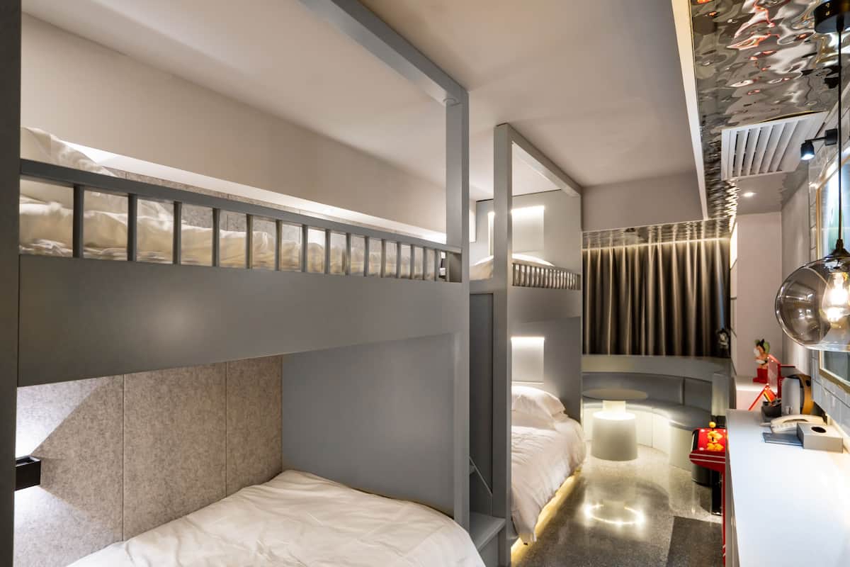 Comfort Quadruple Room | Premium bedding, memory foam beds, minibar, desk