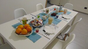 Free daily self-service breakfast 