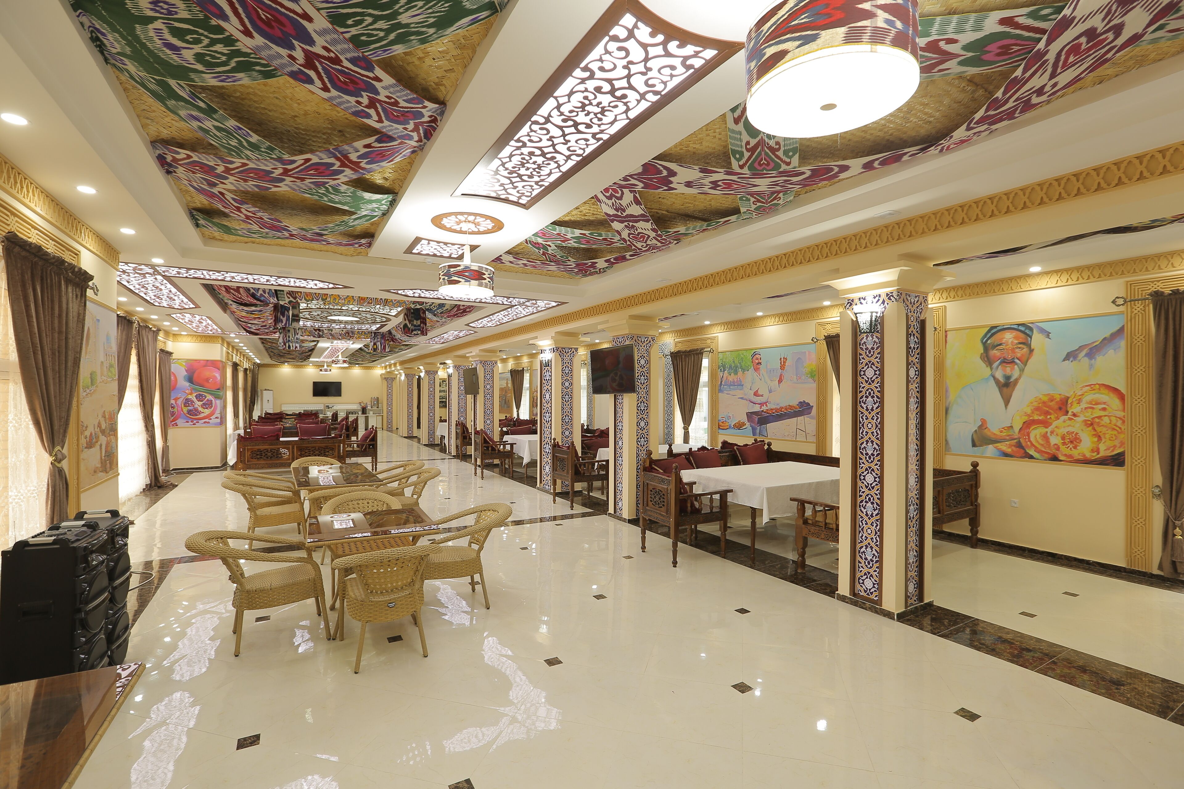 Daily buffet breakfast (UZS 60000 per person)