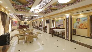 Daily buffet breakfast (UZS 60000 per person)