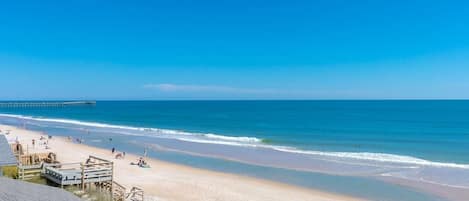 Na praia