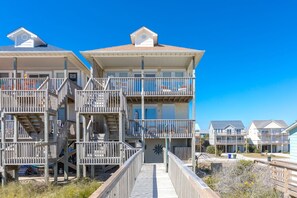 Unclassified image, 3 of 30, button - Topsail State of Mind - 4BR Oceanfront Home; Elevator; Covered Porch (Surf City)