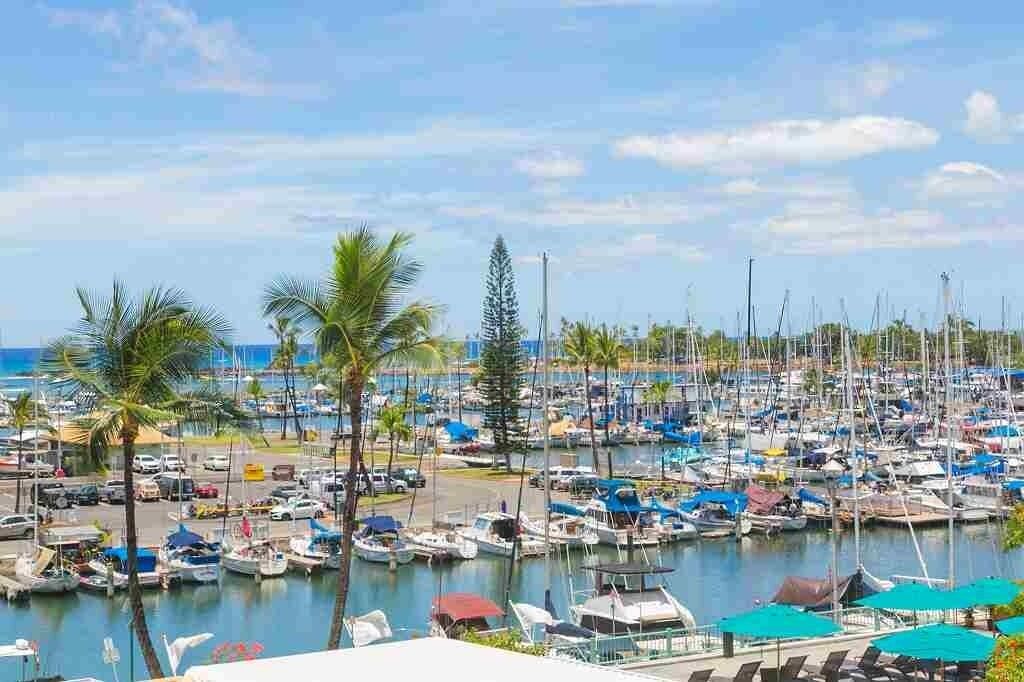 Spacious One Bedroom Harbor View Condos at Ilikai Marina With Private Balcony