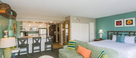 Condo, 1 Bedroom | 1 bedroom, iron/ironing board, free WiFi, bed sheets