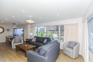 Condo, 2 Bedrooms | Living area - Fully Furnished Ilikai Tower 525 Condo With Free Wifi, Near Best Waikiki Beaches! by RedAwning (Honolulu)