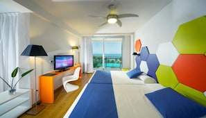 In-room safe, desk, blackout curtains, soundproofing