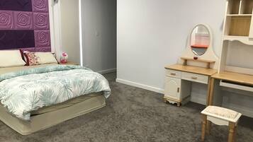 Iron/ironing board (on request), free WiFi, bed sheets