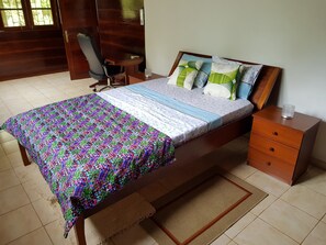 Desk, blackout curtains, free cots/infant beds, rollaway beds