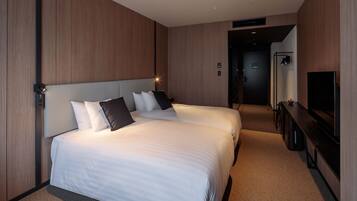 In-room safe, blackout curtains, iron/ironing board, bed sheets