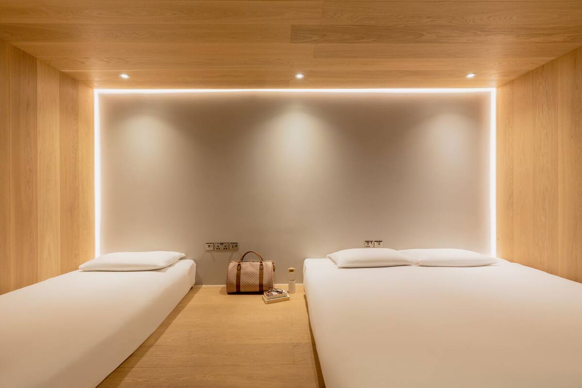 Cocoon 3 | 高級寢具、Select Comfort 床墊、隔音、免費 Wi-Fi