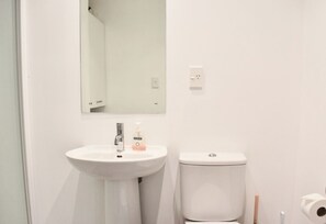 Douche, sèche-cheveux