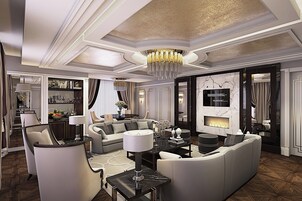 Caja de seguridad en la habitación y escritorio 