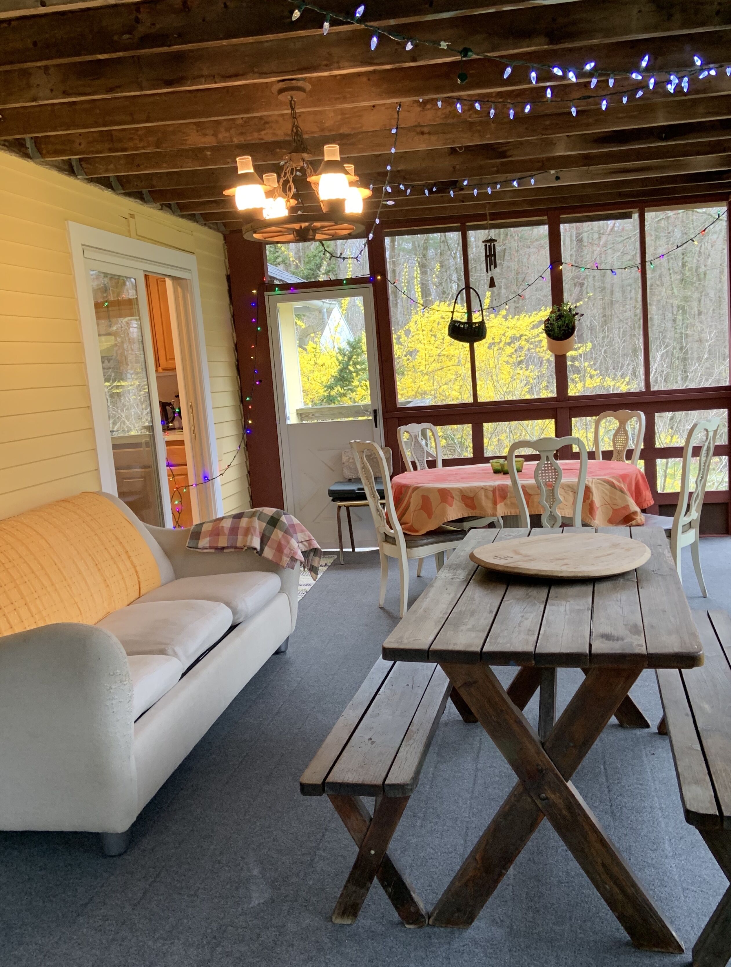 Snow has arrived!    Skiing is on!