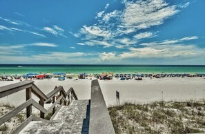 Aan het strand