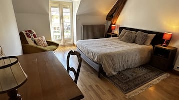 Casa de campo romântica, suíte, vista para o jardim