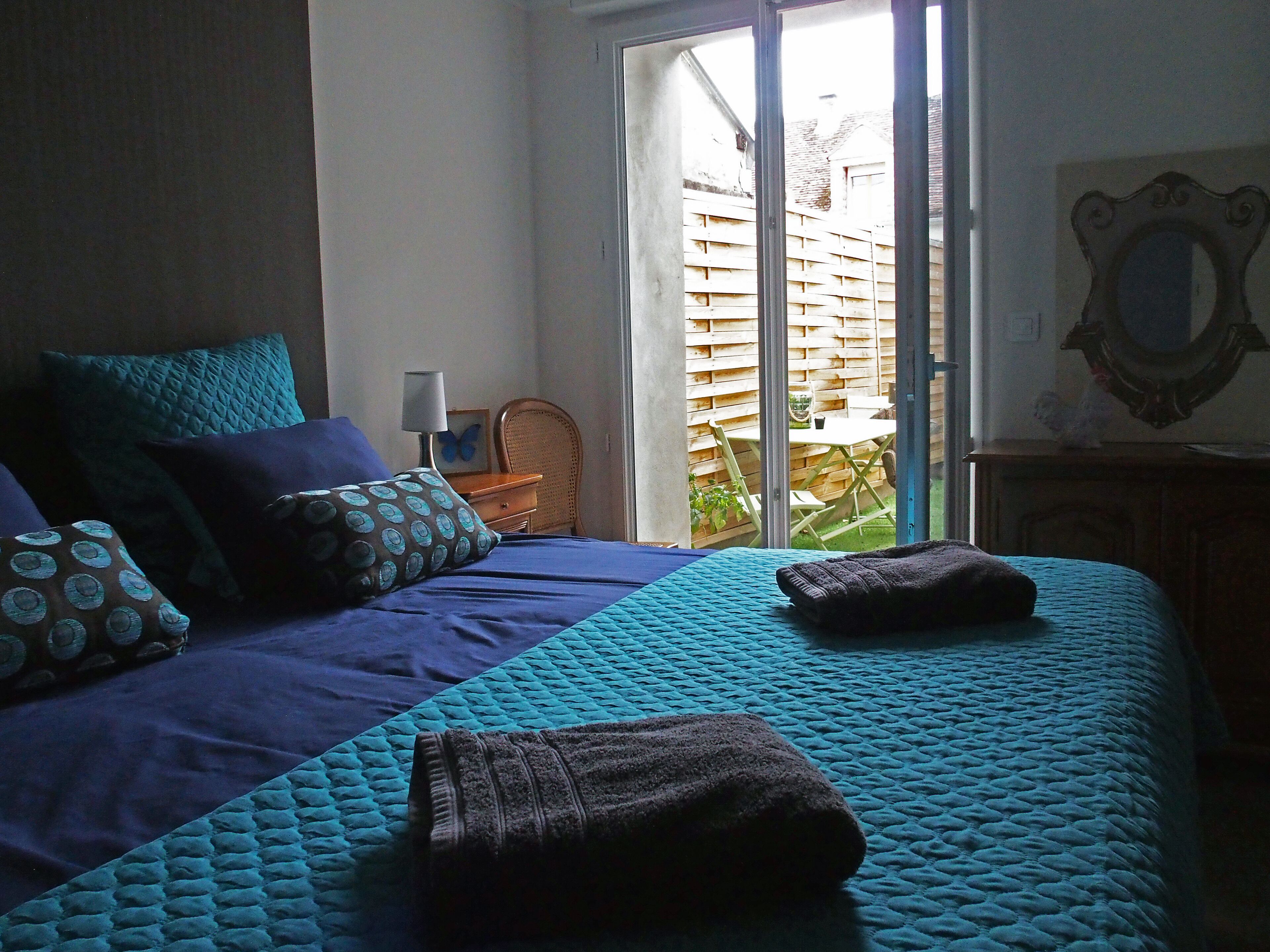 Double or Twin Room, Accessible, Garden View (COQ - RDC - PMR)